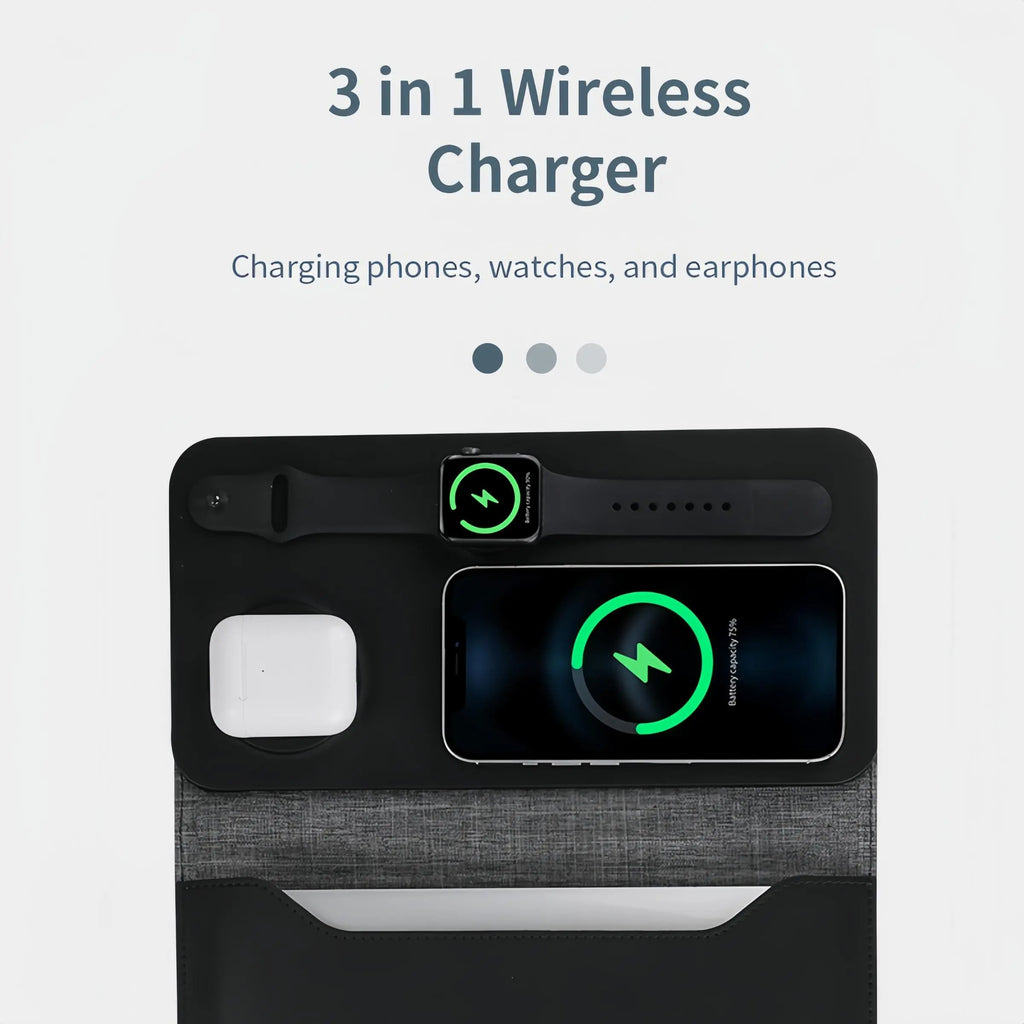 5-in-1 Multifunctional Wireless Charger Station - Ultimate Charging Solution for Home and Office