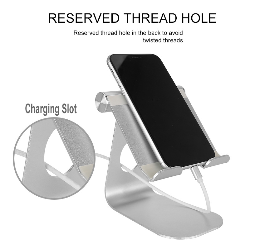 Versatile Tablet Stand Holder: Adjustable and Compatible with All Apple Devices, Perfect for Home and Office Use