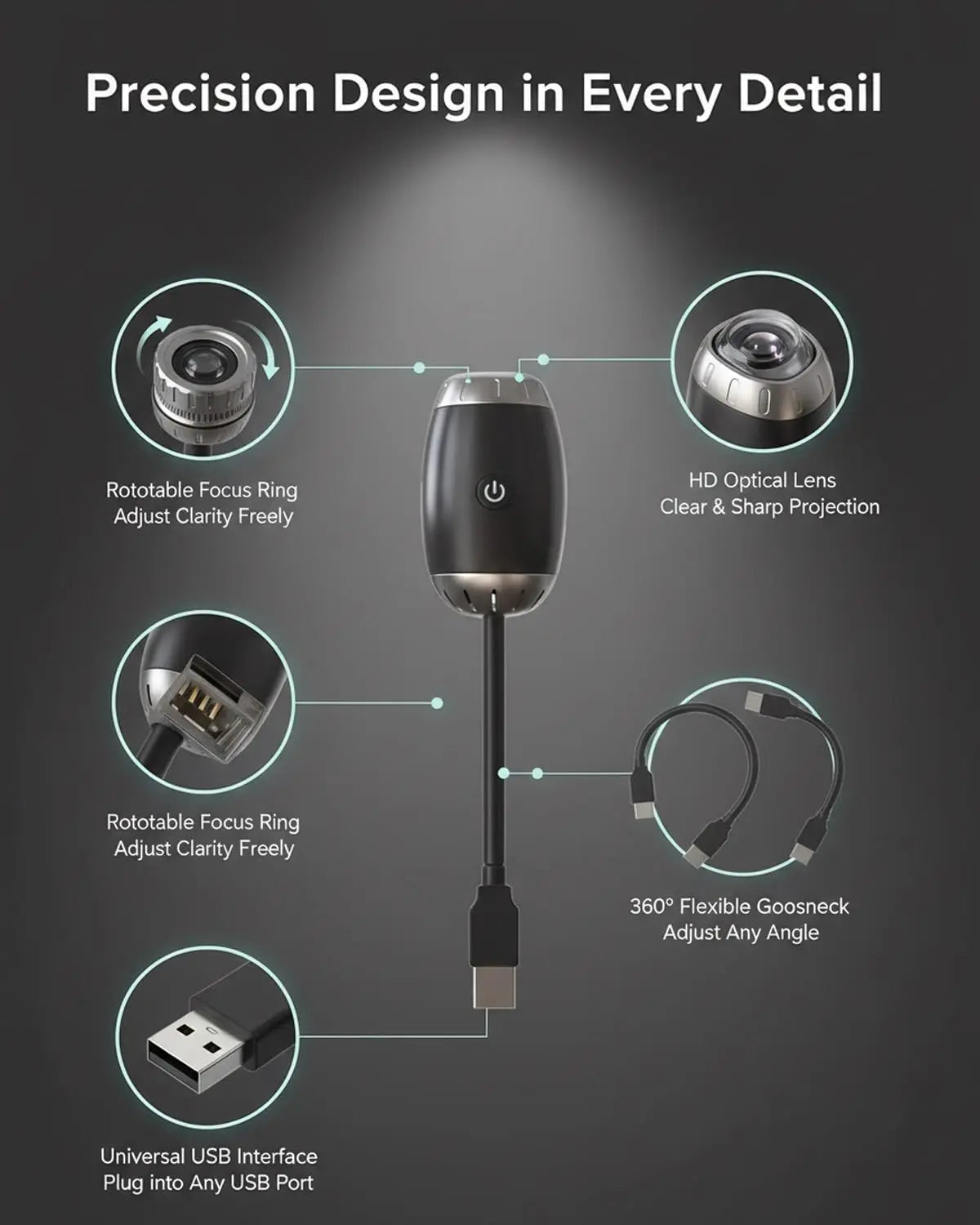 Transform Your Space with the Saturn Galaxy Projector - USB Powered Starry Night Light for Car and Home