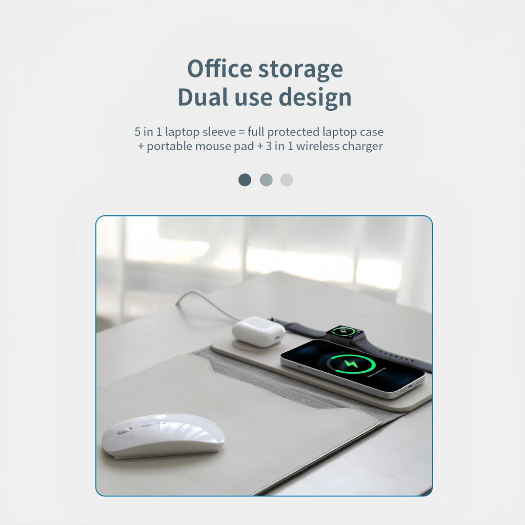 5-in-1 Multifunctional Wireless Charger Station - Ultimate Charging Solution for Home and Office