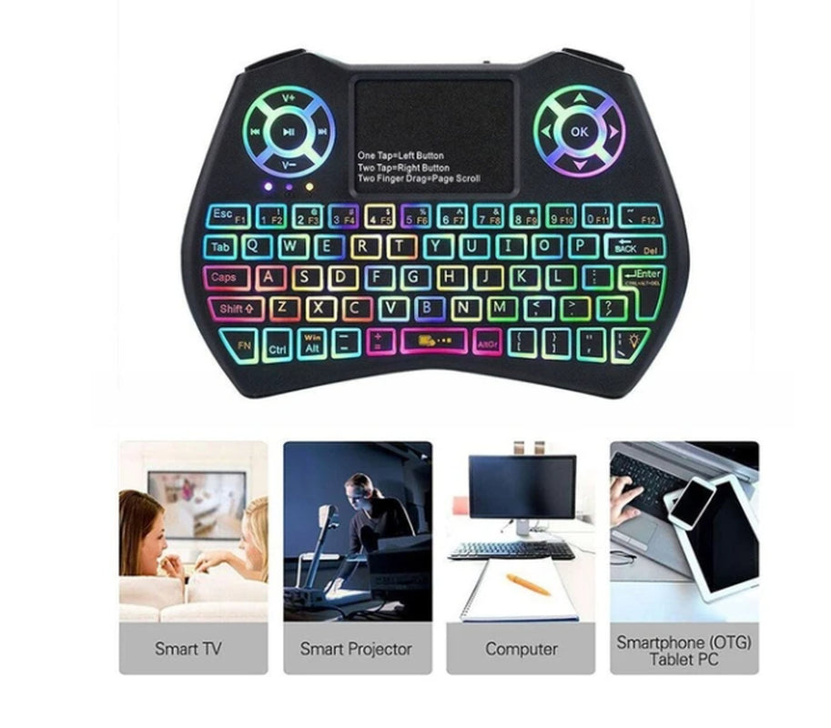 Revolutionary Mini Wireless Keyboard with Touchpad - Perfect for Your Smart Devices!