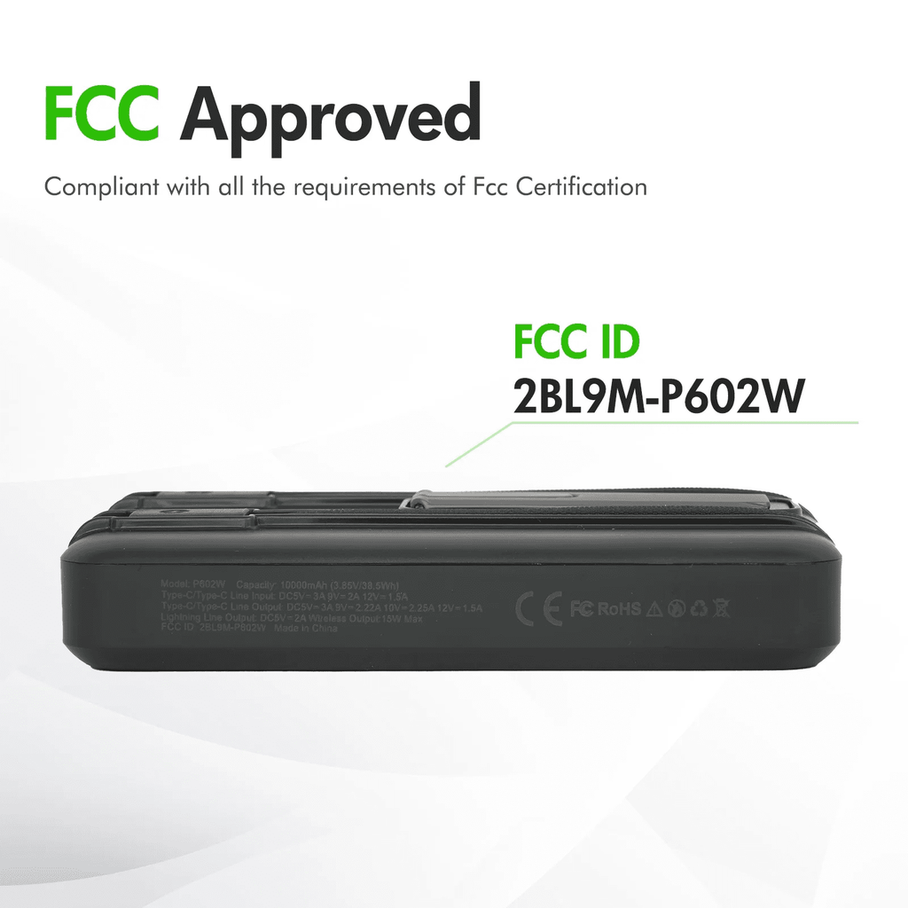 Power Up Your Life: 10000mAh Magnetic Power Bank & Portable Charger for iPhone 17/16/15/14/13/12 - Fast 22.5W Charging in Sleek Black