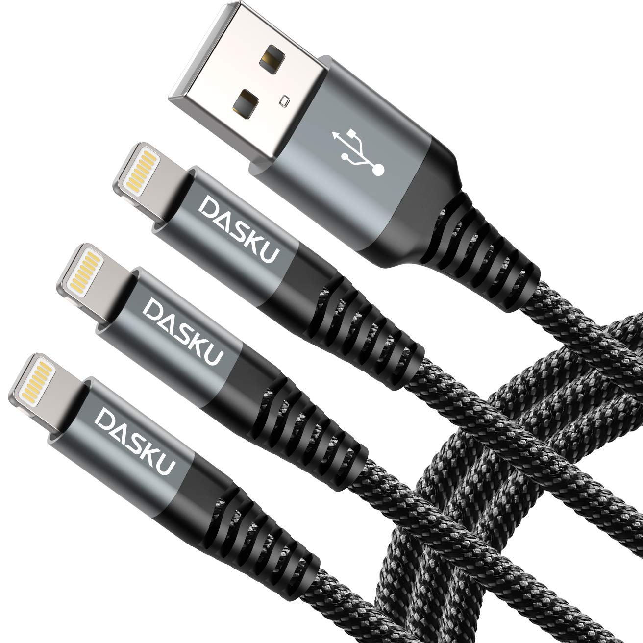 Experience Lightning Fast Charging with Our 10FT iPhone Charger - 3 Pack of Apple MFi Certified Cables for iPhone 14, 13, 12, 11, and More!