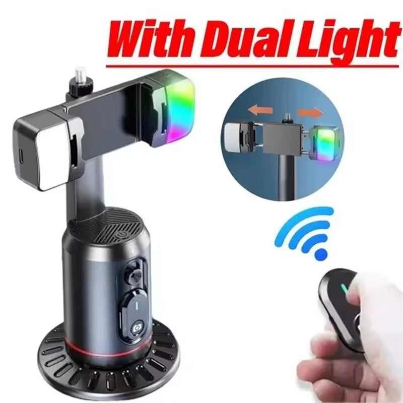 Capture Every Moment with the 360° Rotation Gimbal Stabilizer Tripod - Perfect for Selfies and Face Tracking!