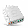 Ultimate 8-Port Fast Charging USB Hub - 4 USB-C & 4 USB-A Ports for Phones, Tablets & More - Perfect Father's Day Gift!